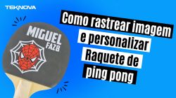 Rastreando imagem para corte em vinil e personalizando raquete!