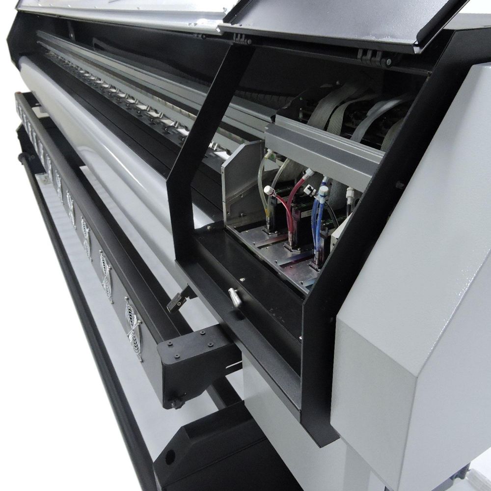 Impressora plotter eco solvente 3,20m KJet 320X semi-nova (upgrade i3200)