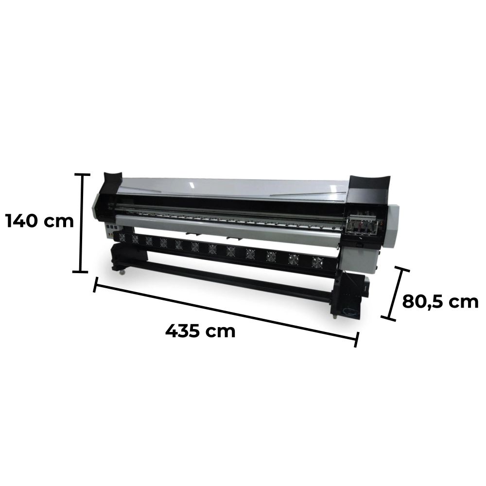 Impressora plotter eco solvente 3,20m KJet 320X semi-nova (upgrade i3200)