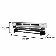 Impressora plotter eco solvente 3,20m Prime 320X i3200 (2023)