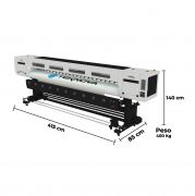 Impressora plotter eco solvente 3,20m Prime 320X i3200 2024